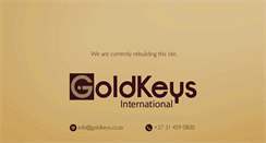 Desktop Screenshot of goldkeys.co.za